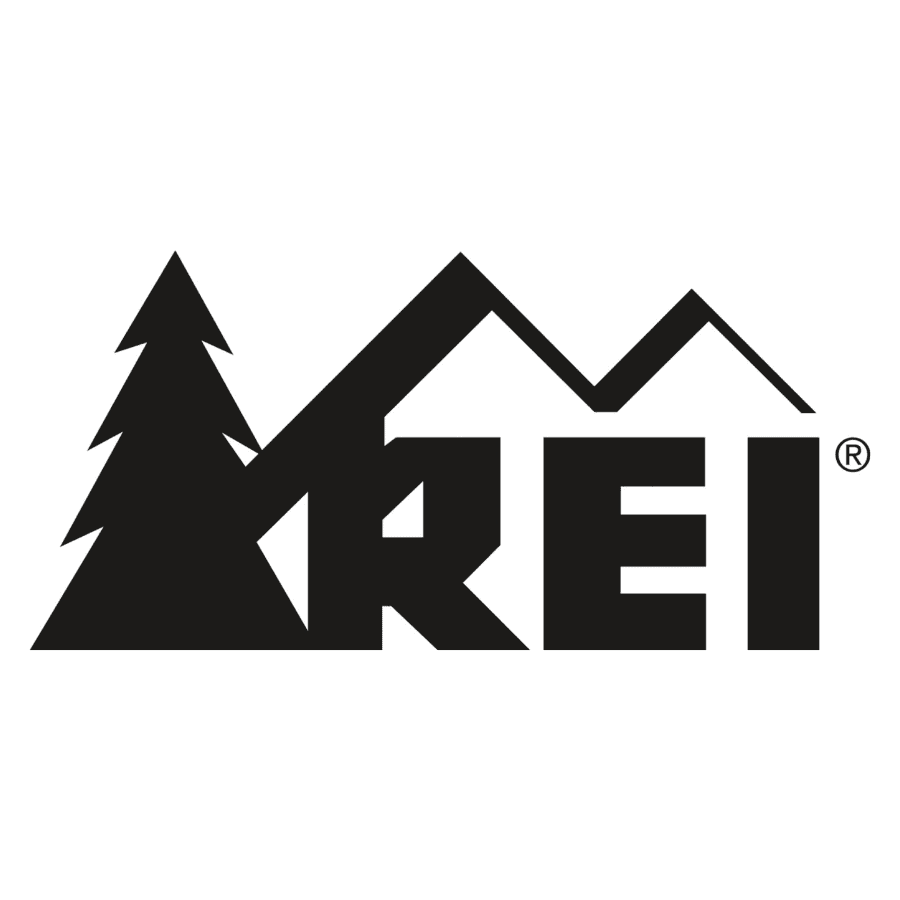 REI for travel gear logo