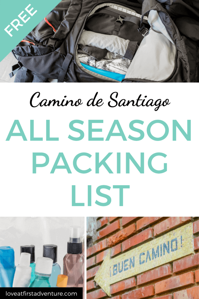 Camino de Santiago Packing List Pin