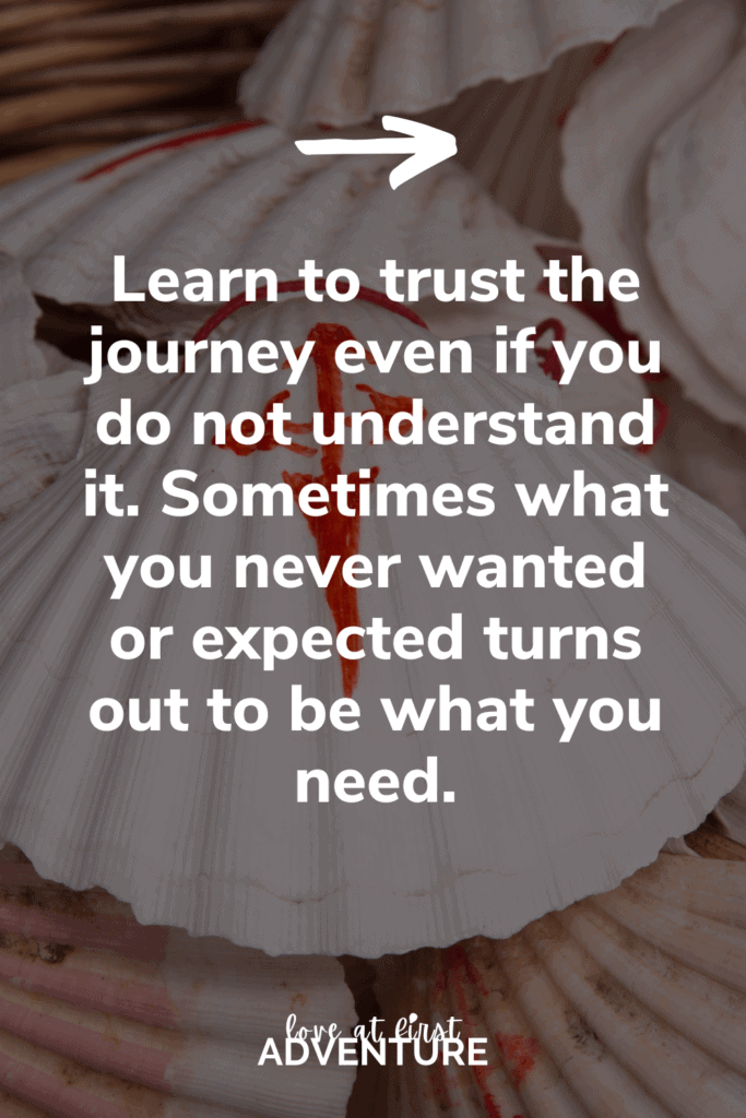 Learn to trust the journey quote