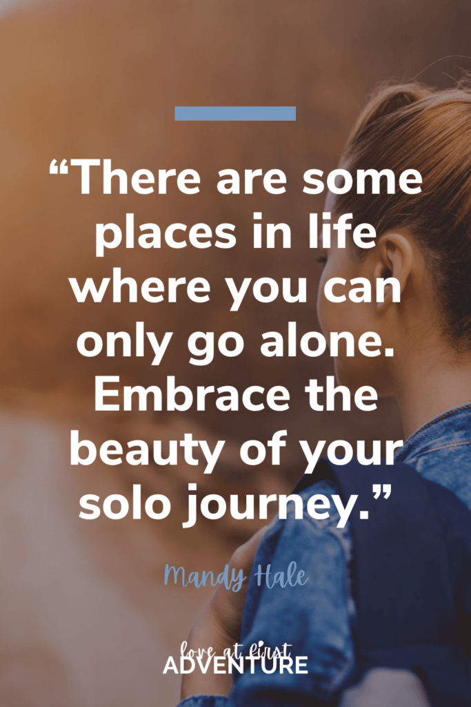 learn to travel alone quotes