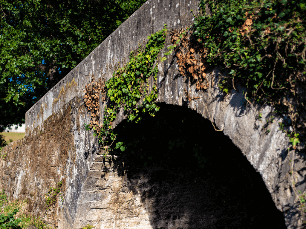 Roman bridge near Arzua, Spain