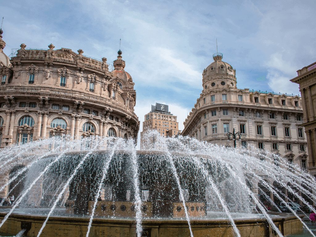 Genoa, Italy fountain