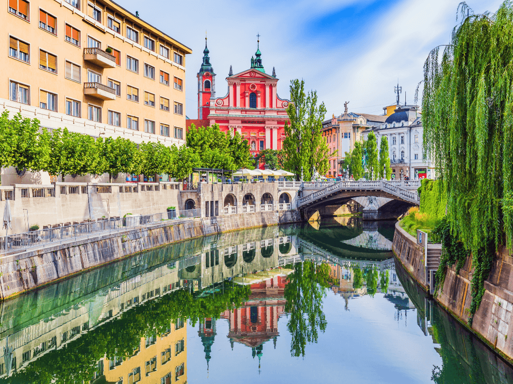 Ljubljana, Slovenia river