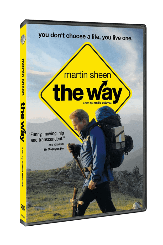 dvd cover of the way with martin sheen walking the way of st james